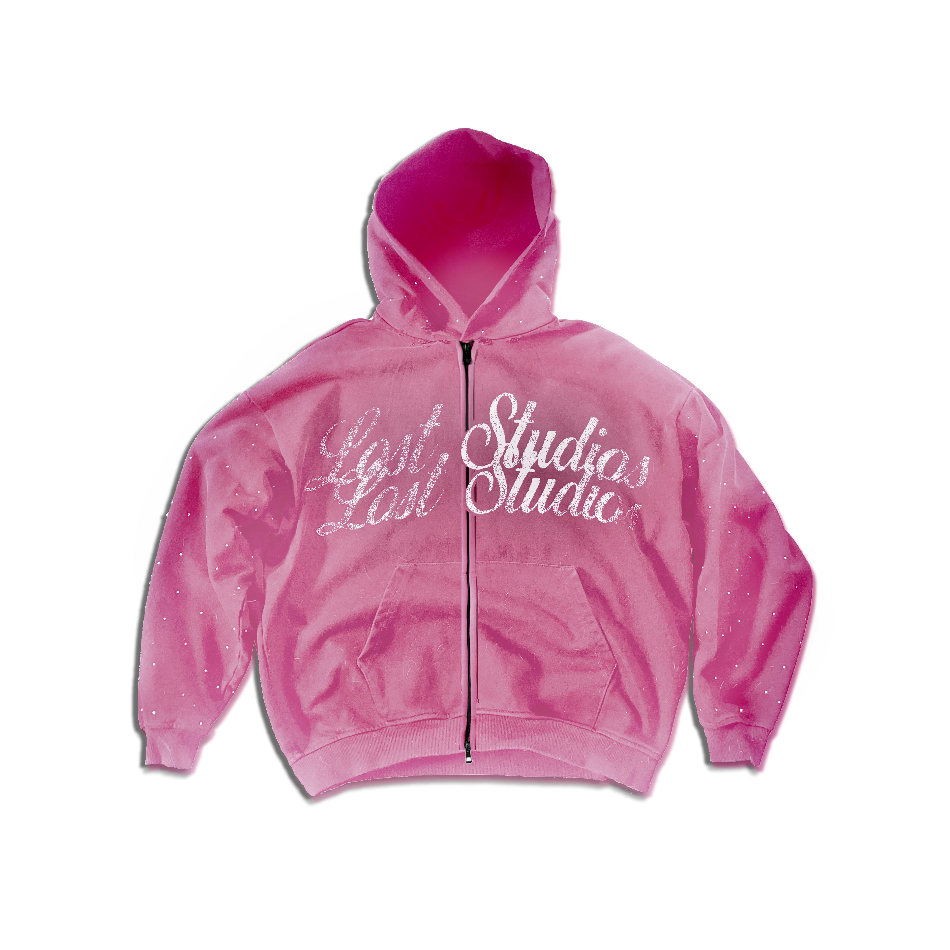 "SEEING TWO" PINK ZIP-UPS